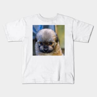 bad ass puppy Kids T-Shirt